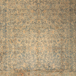 Antique Traditional Kerman Wool Rug - 9' x 11'5" - hover