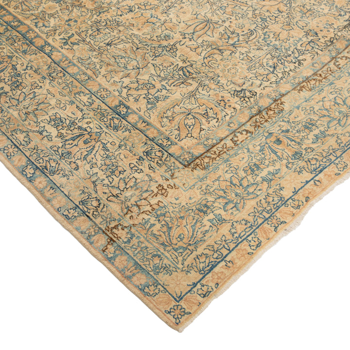 Antique Traditional Kerman Wool Rug - 9' x 11'5"