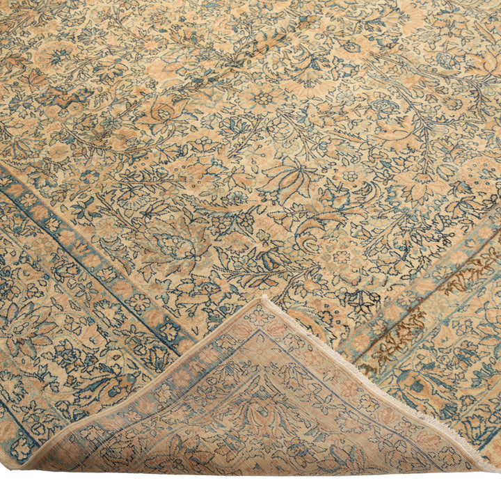 Antique Traditional Kerman Wool Rug - 9' x 11'5"