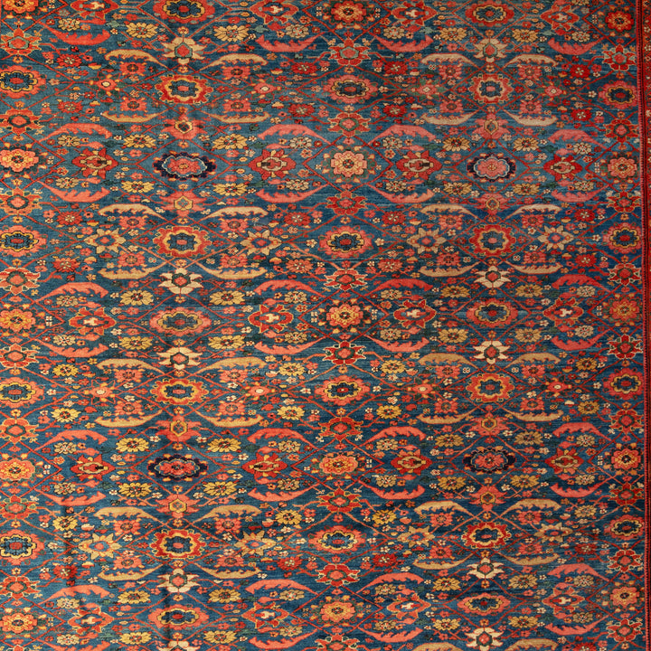 Antique Traditional Sultanabad Wool Rug - 15'7" x 14'8"