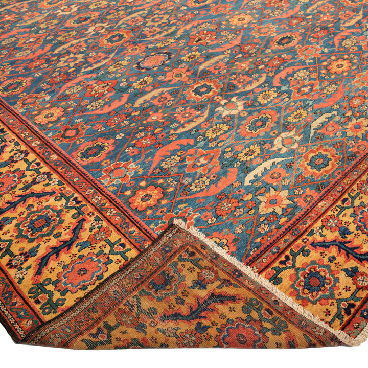 Antique Traditional Sultanabad Wool Rug - 15'7" x 14'8"