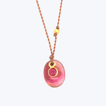 Tourmaline + Ruby Sandpiper Necklace