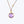 Lark Round Amethyst Necklace