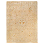 Ivory Traditional Mogul Wool Rug - 9'3" x 12'4"
