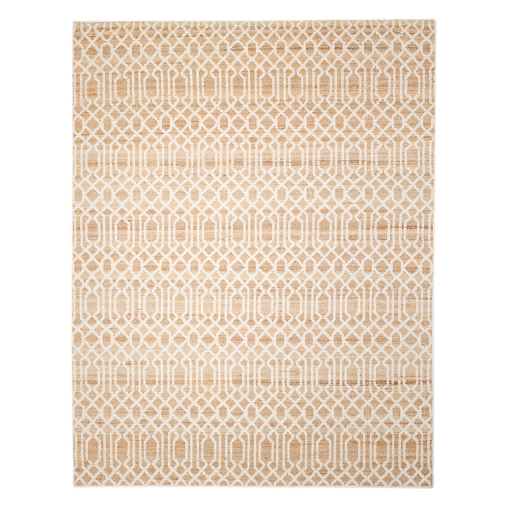Transitional Jute Cotton Blend Rug Ivory / 8' x 10'