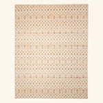 Transitional Jute Cotton Blend Rug Ivory / 8' x 10'