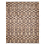 Transitional Jute Cotton Blend Rug Brown / 8' x 10'