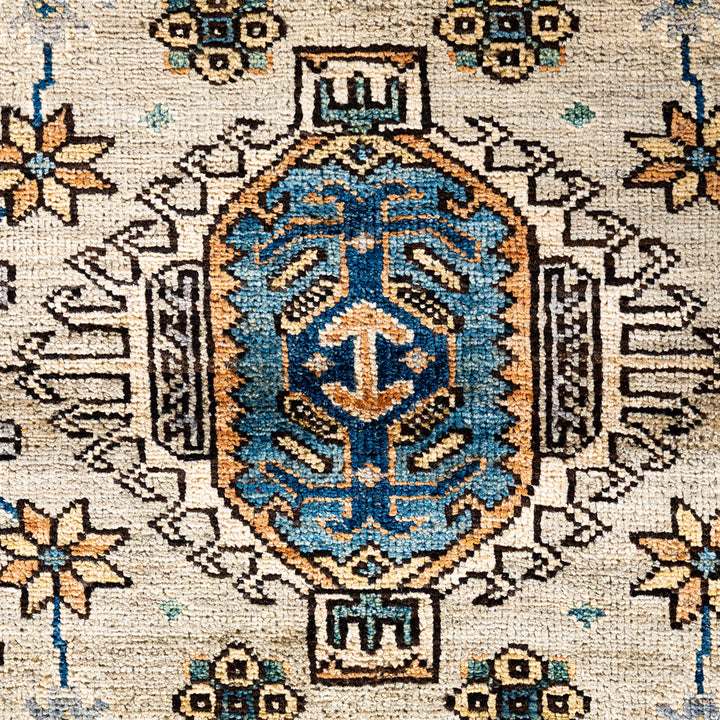 Beige Traditional Serapi Wool Runner - 2'9" x 9'8"