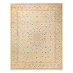 Ivory Traditional Mogul Wool Rug - 8'1" x 10'4"