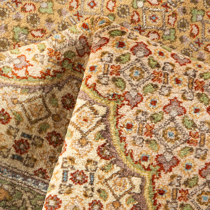 Black Traditional Mogul Wool Rug - 10'2" x 14'10"