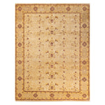 Ivory Traditional Mogul Wool Rug - 8'2" x 10'5"