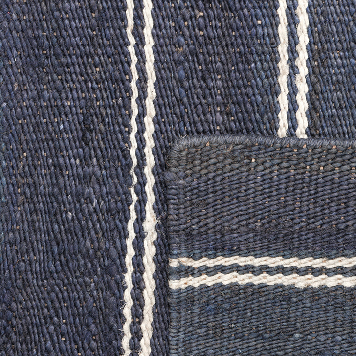 Contemporary Jute Blend Rug Blue / 8' x 10'