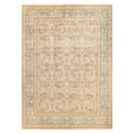 Ivory Traditional Mogul Wool Rug - 10'2" x 14'