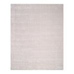 Solid Linen Art Silk Blend Rug Grey / 8' x 10'