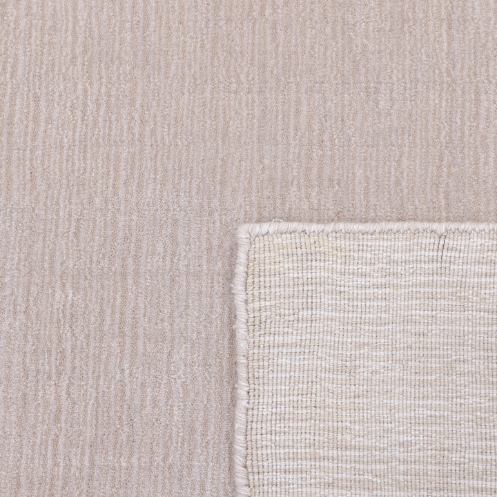 Solid Linen Art Silk Blend Rug Grey / 8' x 10'