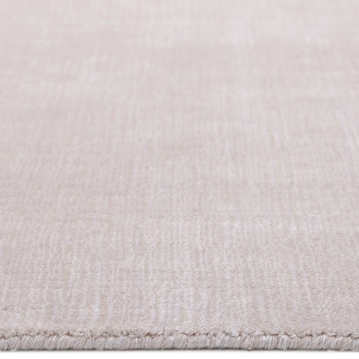 Solid Linen Art Silk Blend Rug Grey / 8' x 10'