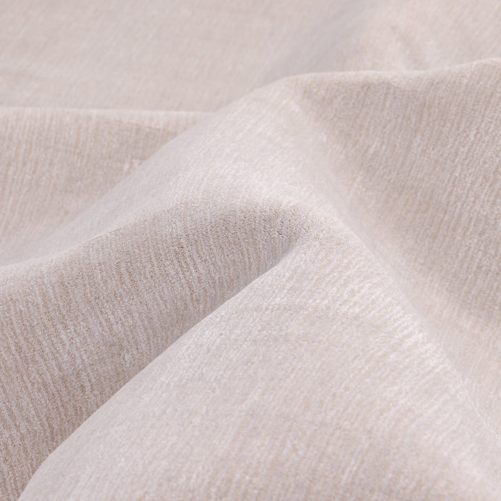 Solid Linen Art Silk Blend Rug Grey / 8' x 10'