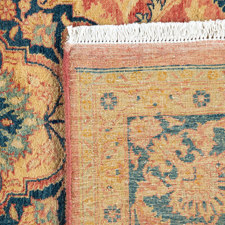 Purple Traditional Mogul Wool Rug - 6'1" x 8'10"