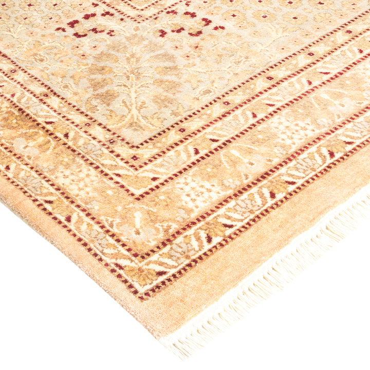Beige Traditional Mogul Wool Rug - 9'2" x 16'4"