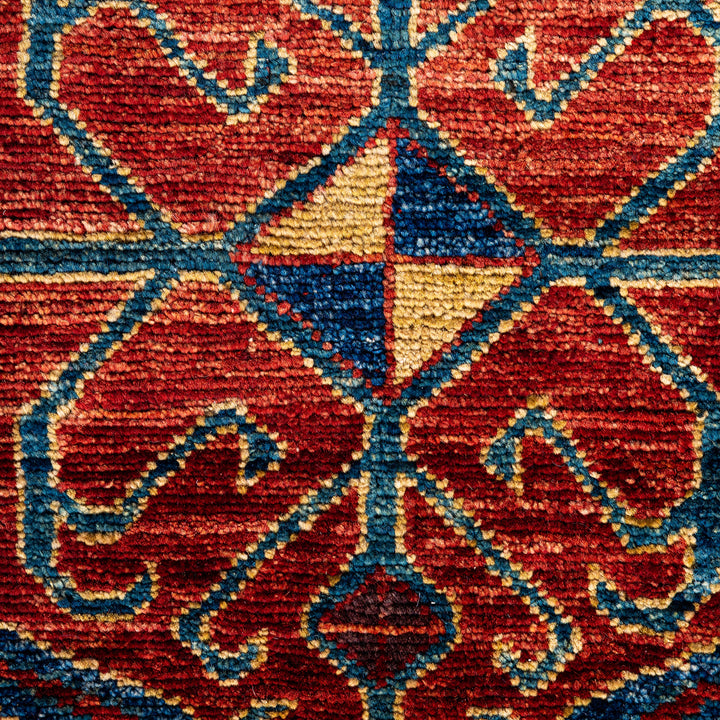 Red Traditional Serapi Wool Rug - 9' x 12'