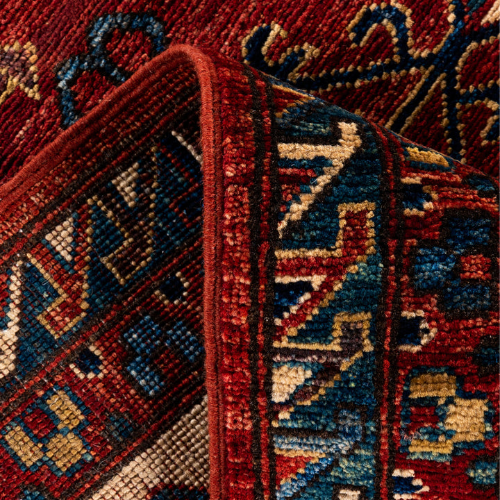 Red Traditional Serapi Wool Rug - 9' x 12'