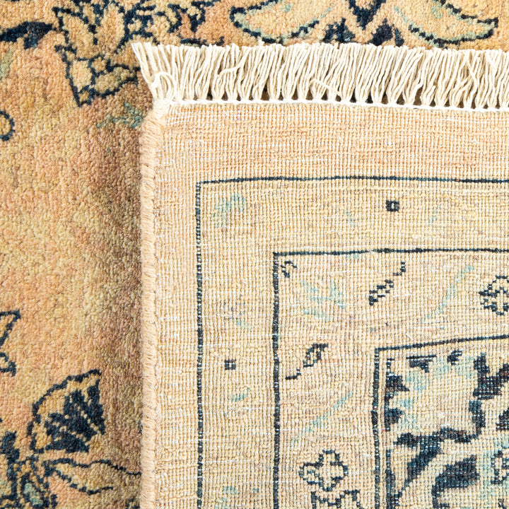 Beige Traditional Mogul Wool Rug - 6'3" x 8'9"