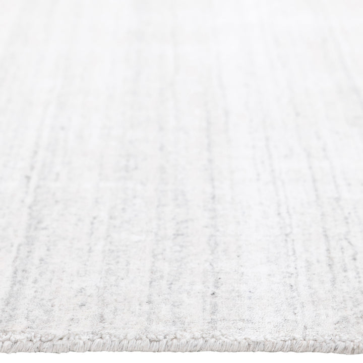 Textured Wool Art Silk Blend Rug Ivory / 8' x 10'