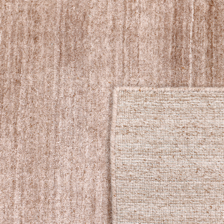 Textured Wool Art Silk Blend Rug Beige / 8' x 10'