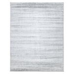 Textured Wool Art Silk Blend Rug Grey / 8' x 10'