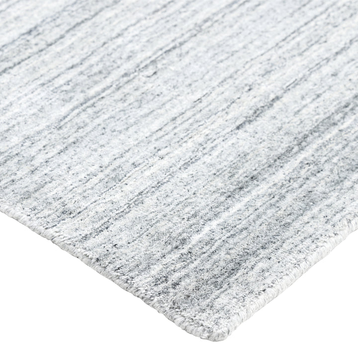 Textured Wool Art Silk Blend Rug Grey / 8' x 10'