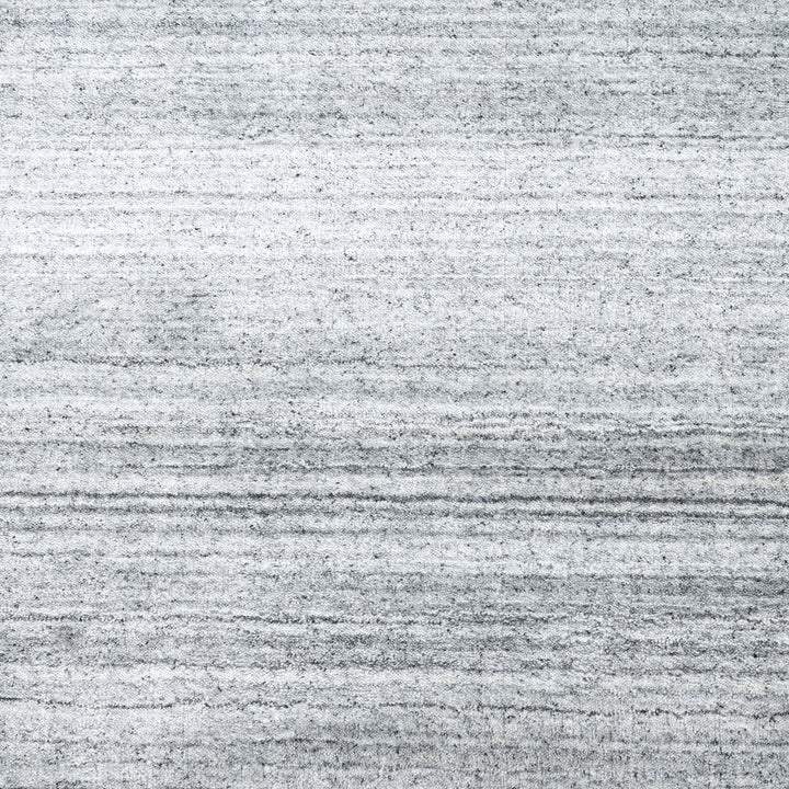 Textured Wool Art Silk Blend Rug Grey / 8' x 10'