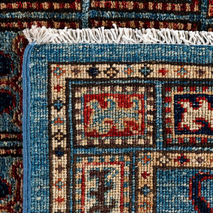 Light Blue Traditional Serapi Wool Rug - 9'1" x 11'8"