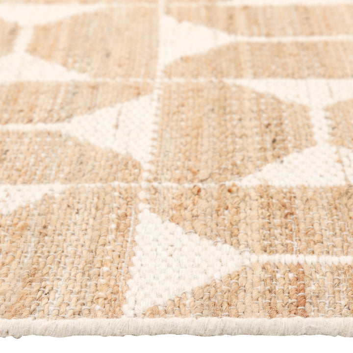 Contemporary Jute Blend Rug Ivory / 8' x 10'