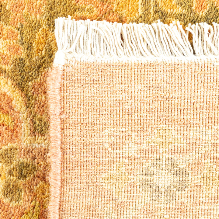 Brown Traditional Mogul Wool Rug - 8'1" x 9'10"