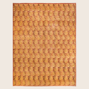 Rose Traditional Mogul Wool Rug - 10'2" x 13'9"