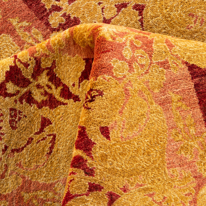 Rose Traditional Mogul Wool Rug - 10'2" x 13'9"