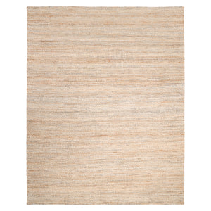 Light Brown Textured Jute Blend Rug 8' x 10'