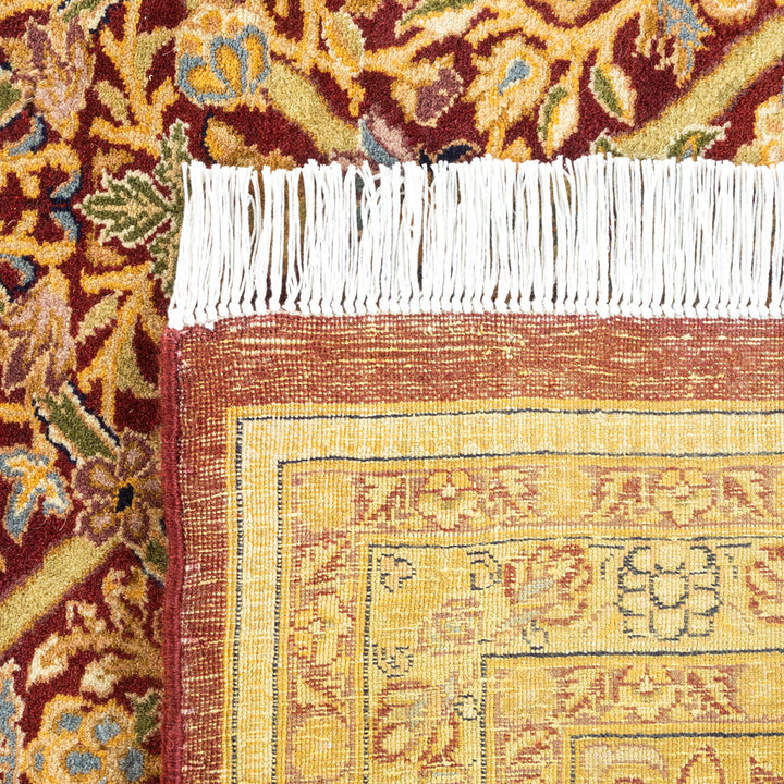 Red Traditional Mogul Wool Rug - 9'10" x 11'3"