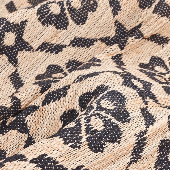 Brown Transitional Jute Cotton Blend Rug 8' x 10'