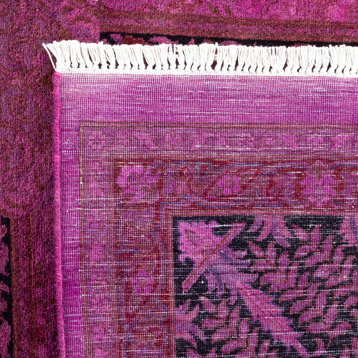 Pink Overdyed Wool Rug - 10'3" x 11'3"
