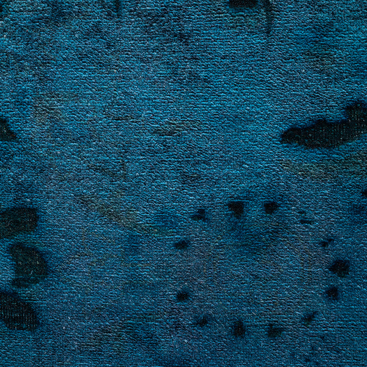 Grey Overdyed Wool Rug - 4'4" x 6'4"