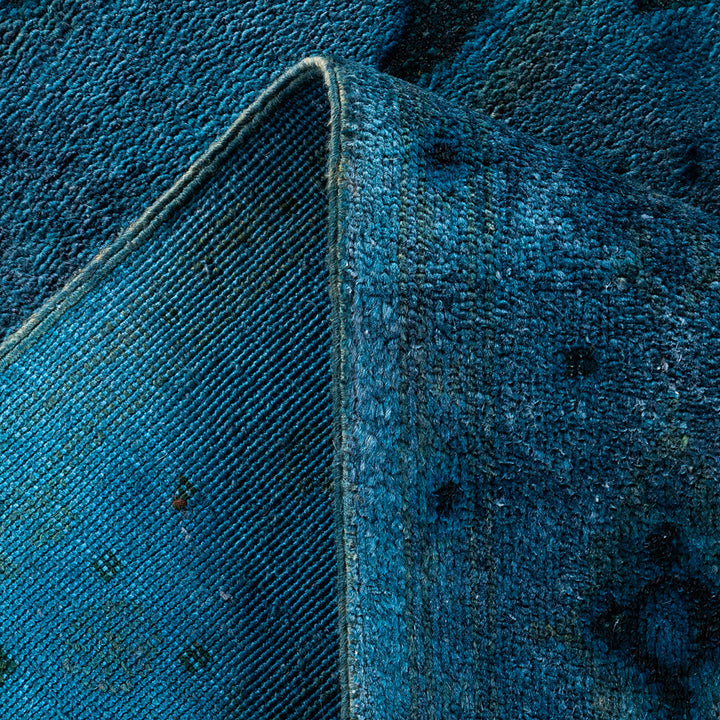 Grey Overdyed Wool Rug - 4'4" x 6'4"