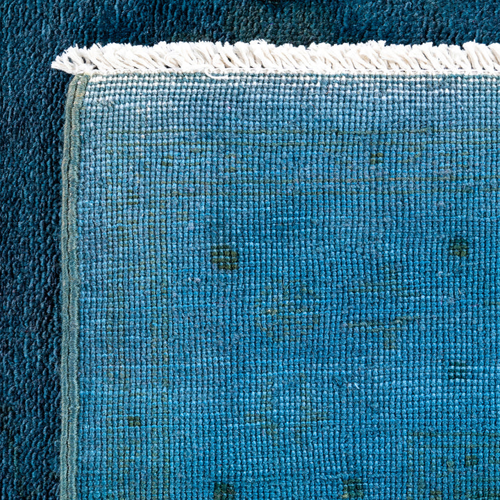 Grey Overdyed Wool Rug - 4'4" x 6'4"