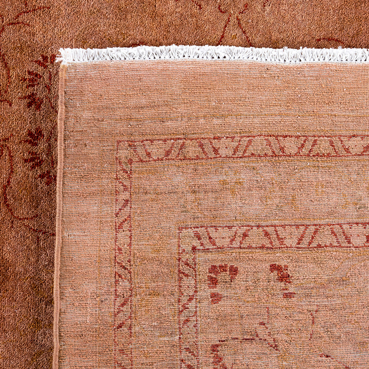 Pink Overdyed Wool Rug - 10'3" x 14'1"