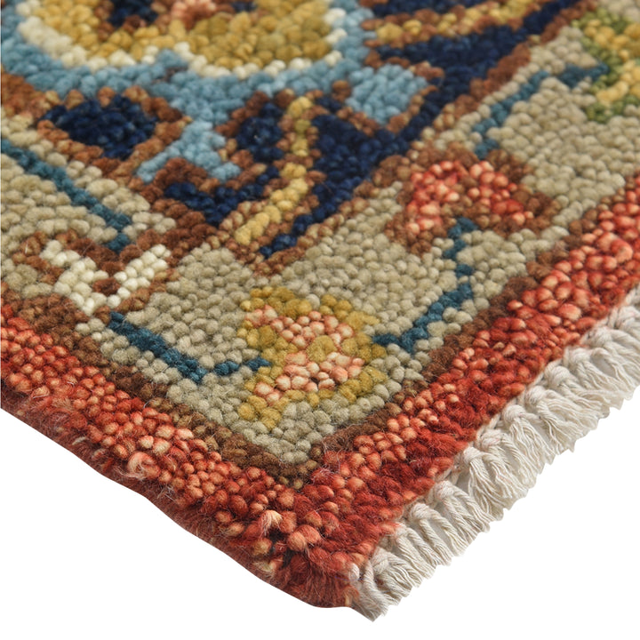 Red Traditional Wool Rug 8' x 10'