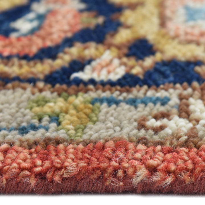 Red Traditional Wool Rug 8' x 10'