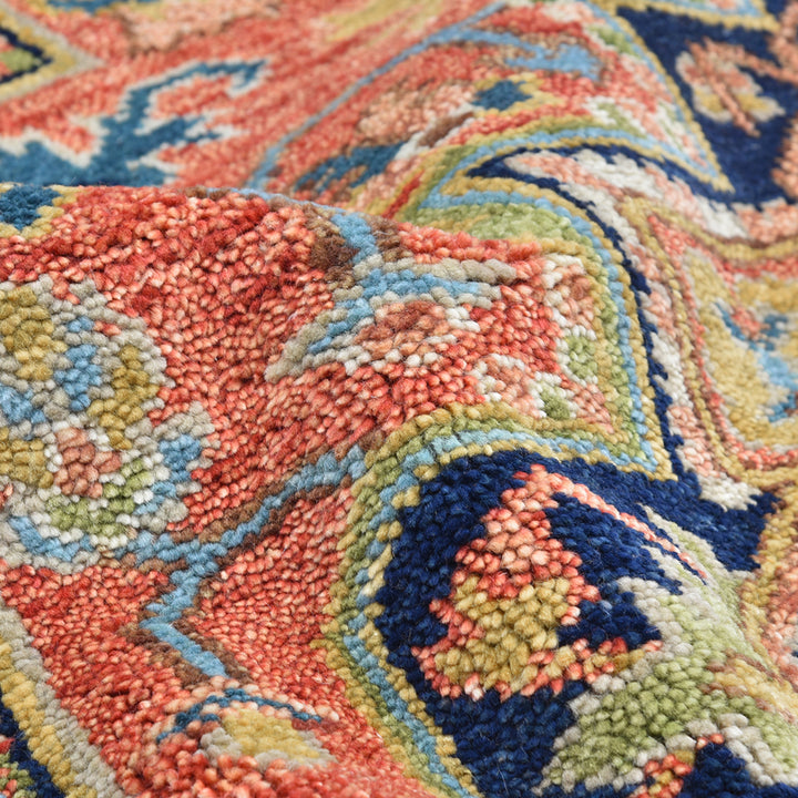 Red Traditional Wool Rug 8' x 10'