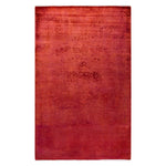 Orange Overdyed Wool Rug - 4' x 6'4"