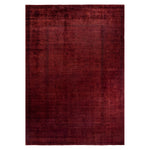 Red Overdyed Wool Rug - 10'1" x 14'1"