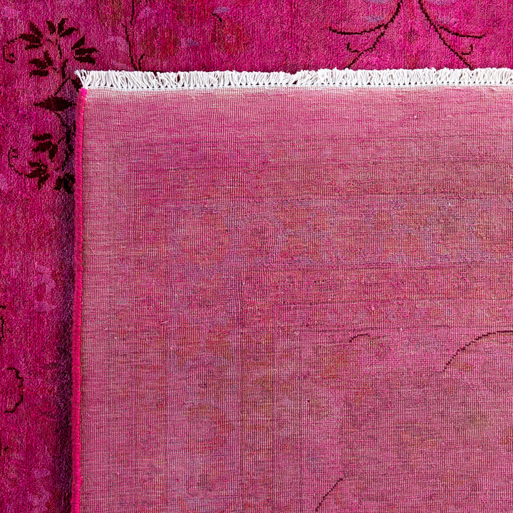 Pink Overdyed Wool Rug - 10'1" x 17'6"